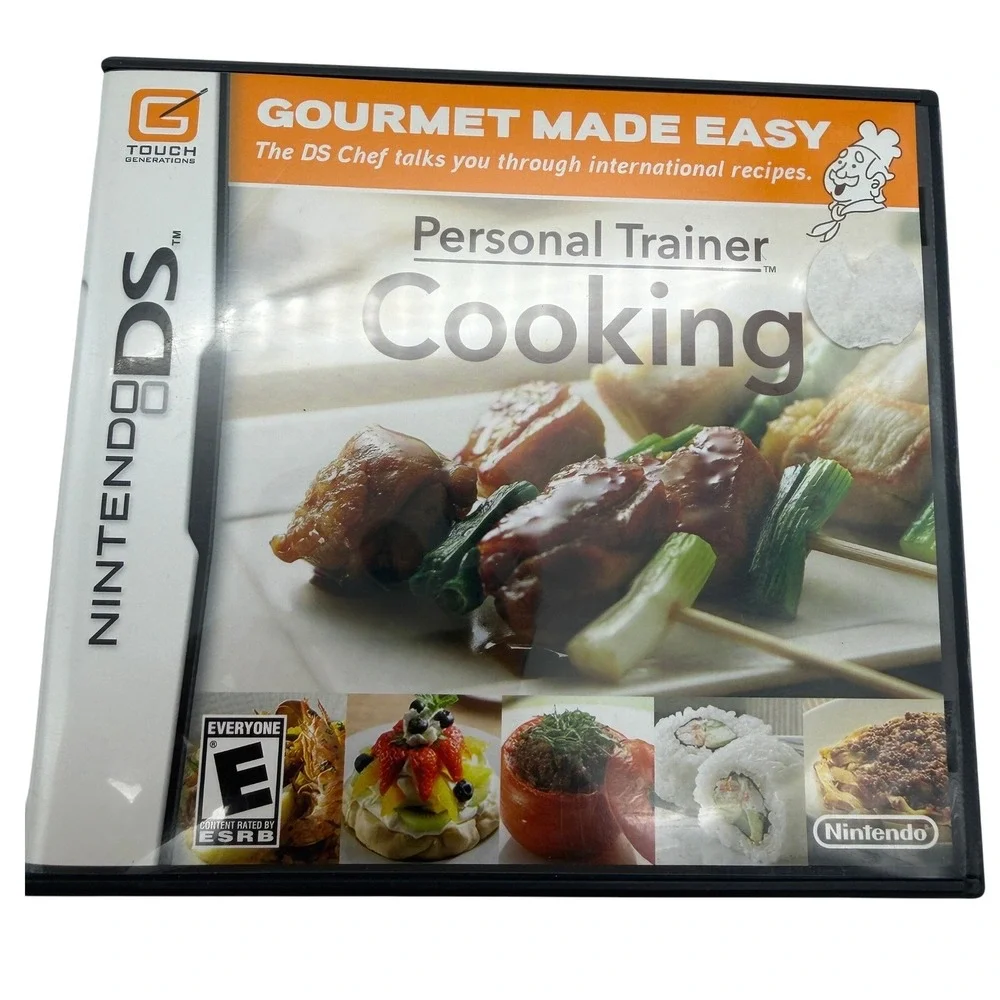 Nintendo DS Personal Trainer Cooking Game Complete CIB Touch Generations